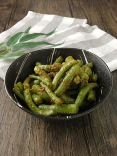 材料4つ!インゲンのごま和え-レシピのメイン写真