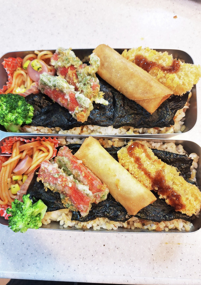 高校生弁当覚え書き329のり弁-レシピのメイン写真