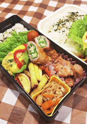 高１男子とパパの弁当240628-レシピのメイン写真