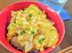 豚肉と卵と天かすを使ったたぬき丼-レシピのメイン写真