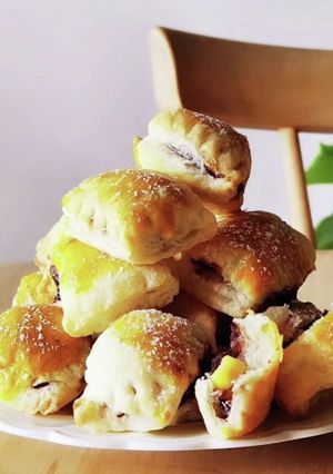 とうもろこし&ラムレーズンあんこパイ簡単-レシピのメイン写真