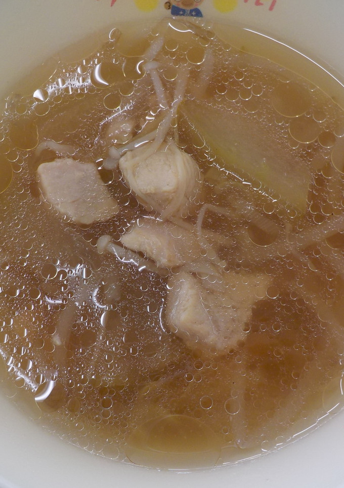 【給食】冬瓜ともやしのスープ-レシピのメイン写真