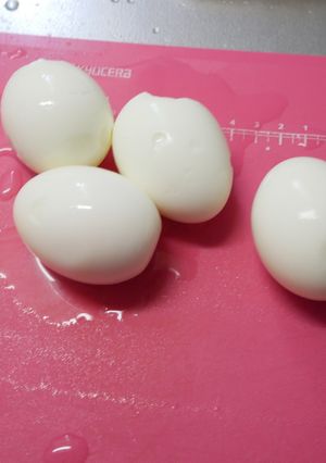 不器用時短少水ゆで卵-レシピのメイン写真
