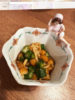 柚子胡椒で締めるネバネバナメコオクラ-レシピのメイン写真