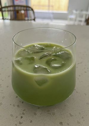 アイス抹茶ラテ-レシピのメイン写真