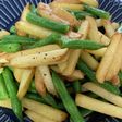 新じゃがといんげんのバター炒め