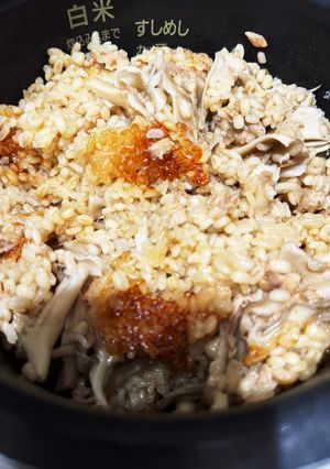 まいたけとツナ　炊き込みご飯-レシピのメイン写真