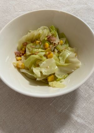 キャベツとツナコーンの副菜-レシピのメイン写真