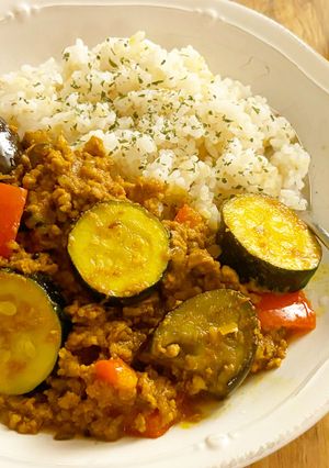 夏野菜の本格ひき肉カレー-レシピのメイン写真
