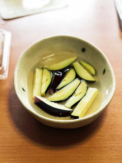 ナスの塩水漬け おいしー-レシピのメイン写真