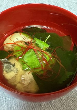 【韓国ワカメスープ】鮭水煮缶のミヨックッ-レシピのメイン写真