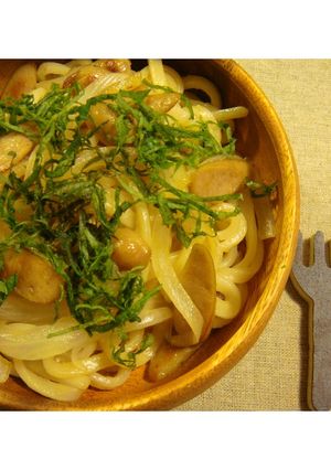 冷凍讃岐うどん☆めんつゆ　焼きうどん♪-レシピのメイン写真