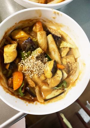 肉無チクワ中華風すっきり親子丼味野菜炒め-レシピのメイン写真