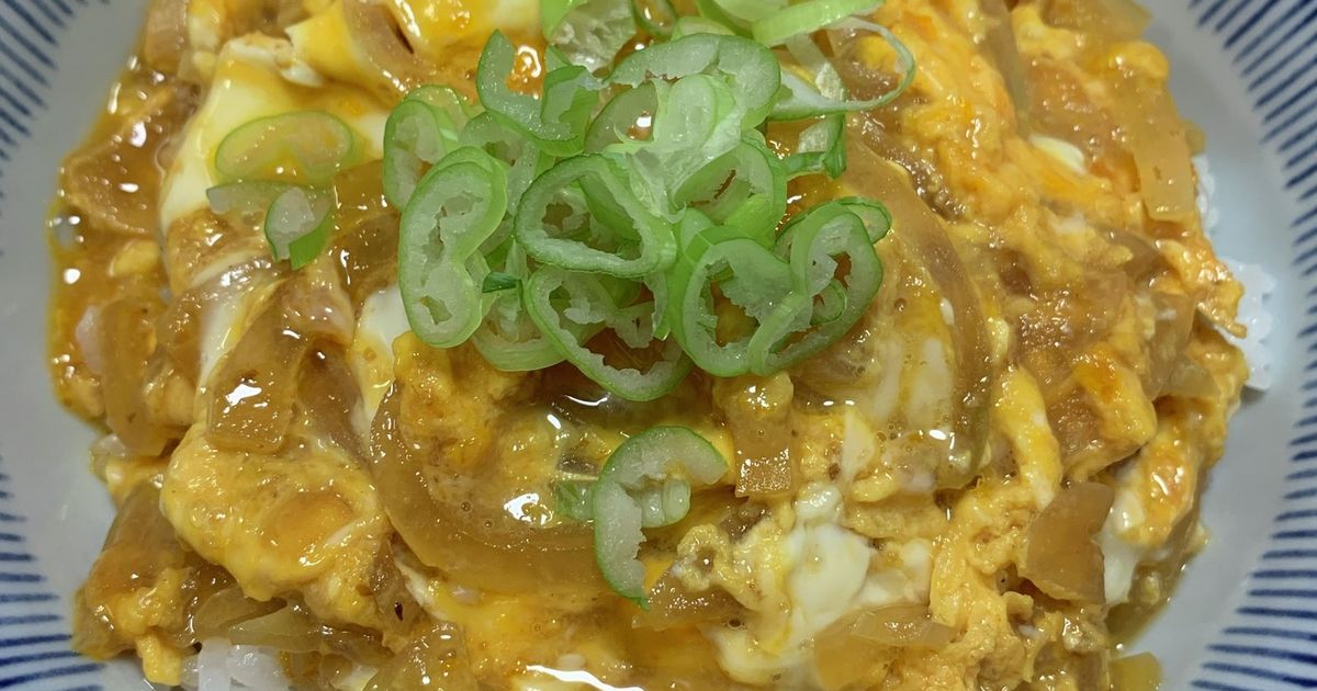 もちもち玉子丼 Chef's secret technique] The way you put the eggs in your