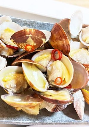 簡単・アサリの酒蒸しニンニクたっぷり-レシピのメイン写真