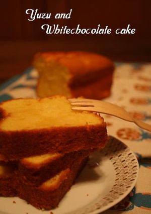 ＊柚子とホワイトチョコのパウンドケーキ＊-レシピのメイン写真