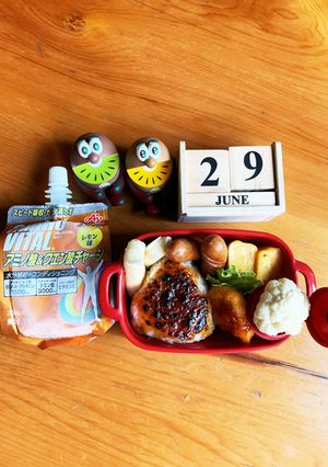 高二長女　お弁当(焼きおむすび9)-レシピのメイン写真