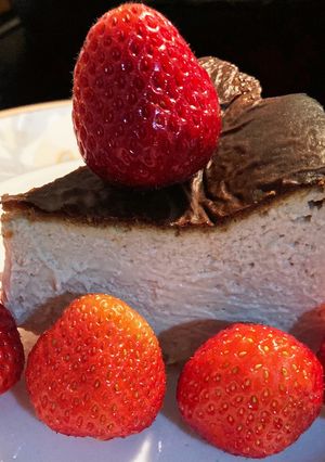 いちごのバスクチーズケーキ-レシピのメイン写真