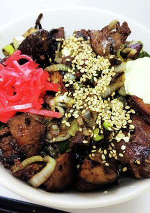 鶏レバー丼-レシピのメイン写真
