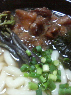 牛スジ煮込みde肉うどん♪-レシピのメイン写真