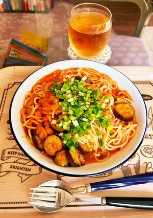 あさりとなすのアラビアータ-レシピのメイン写真