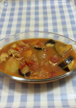 帆立貝柱風味の夏野菜カレー-レシピのメイン写真