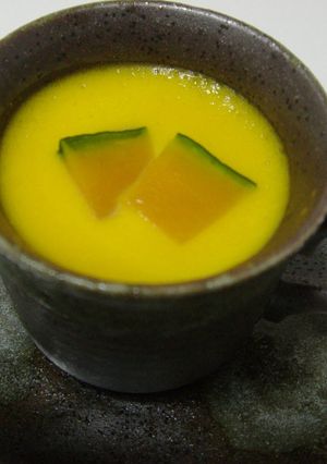 卵＆裏ごし不要☆とろとろかぼちゃプリン-レシピのメイン写真