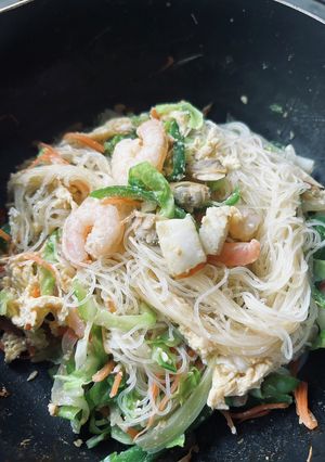 海鮮焼きビーフン(大盛り)-レシピのメイン写真