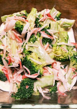 デリ風?ブロッコリーのカニカマサラダ-レシピのメイン写真