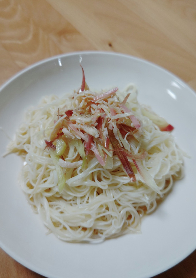 みょうがと紅生姜のぶっかけそうめん-レシピのメイン写真