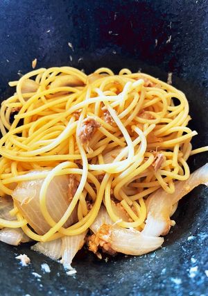 【簡単】喫茶店の味！和風ツナパスタ-レシピのメイン写真