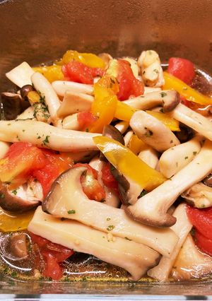 夏野菜ときのこマリネ-レシピのメイン写真