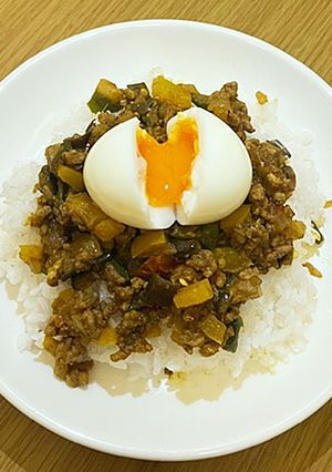 夏野菜たっぷりキーマカレー-レシピのメイン写真