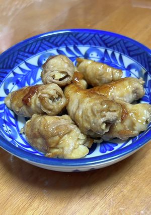 エリンギのバタポン肉巻き-レシピのメイン写真