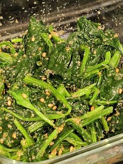ほうれん草のお浸し(ごま和え)-レシピのメイン写真