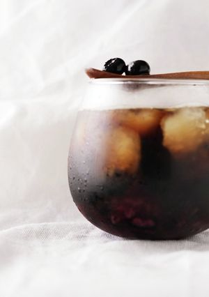 冷凍フルーツとジャムで。Wベリーコーヒー-レシピのメイン写真