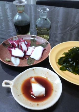 私のゆでタコの食べ方~♪-レシピのメイン写真