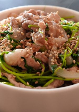 甘辛だれが食欲そそる！プルコギ風豚丼-レシピのメイン写真