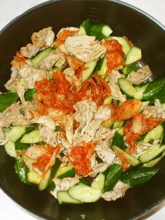 豚肉白菜キムチ炒め♪簡熱熱中症暑い夏に-レシピのメイン写真