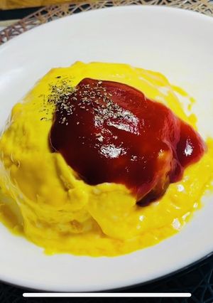 【レンジで完結】トロットロのオムライス-レシピのメイン写真