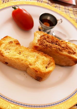 高タンパク ヴィーガン油揚げdeトースト-レシピのメイン写真