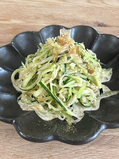 5分で副菜*ズッキーニのマヨポン和え-レシピのメイン写真