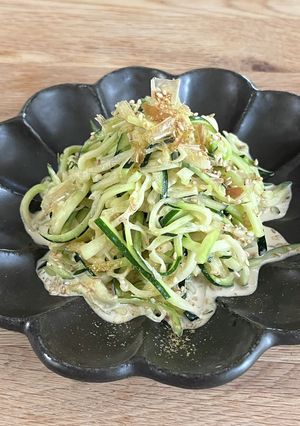 ５分で副菜＊ズッキーニのマヨポン和え-レシピのメイン写真