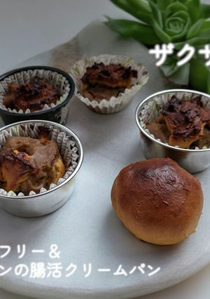 ザッックザク!!腸活ひよこ豆ぱん-レシピのメイン写真