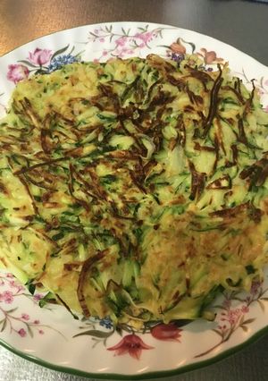 ズッキーニのでお焼き-レシピのメイン写真