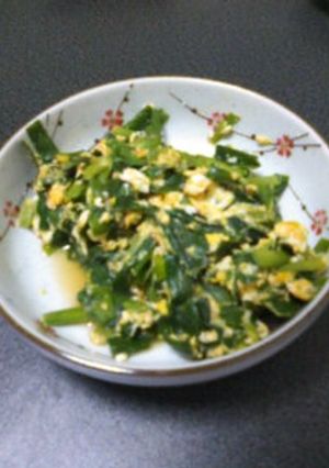 材料は三つだけ！焼き肉のタレで簡単ニラ玉-レシピのメイン写真