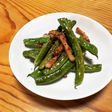 簡単!インゲンとカリカリベーコンの炒め物
