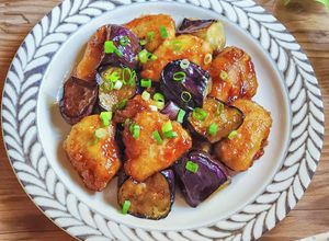♡あまから~鶏むね肉となすのてりやき♡-レシピのメイン写真