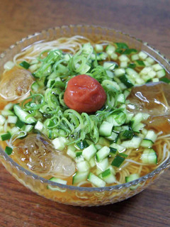 梅出汁そうめん-レシピのメイン写真