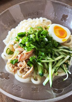 夏休みランチに冷やしうどん　娘が大絶賛！-レシピのメイン写真